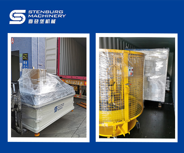 تحميل آلات ومعدات المراتب المتعددة للعملاء في الخارج (Stenburg Mattress Machinery)